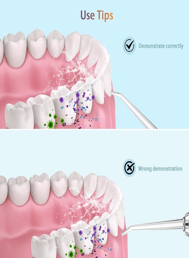 CHEENNY Water Flosser Oral Irrigator with 3 Modes 4 Jets IPX7 | Cordless Waterproof Rechargeable Irrigation Cleaner with 220ml Detachable Water Tank for Teeth Cleaning (Multicolor) (Water Dental Flosser) - Image 2
